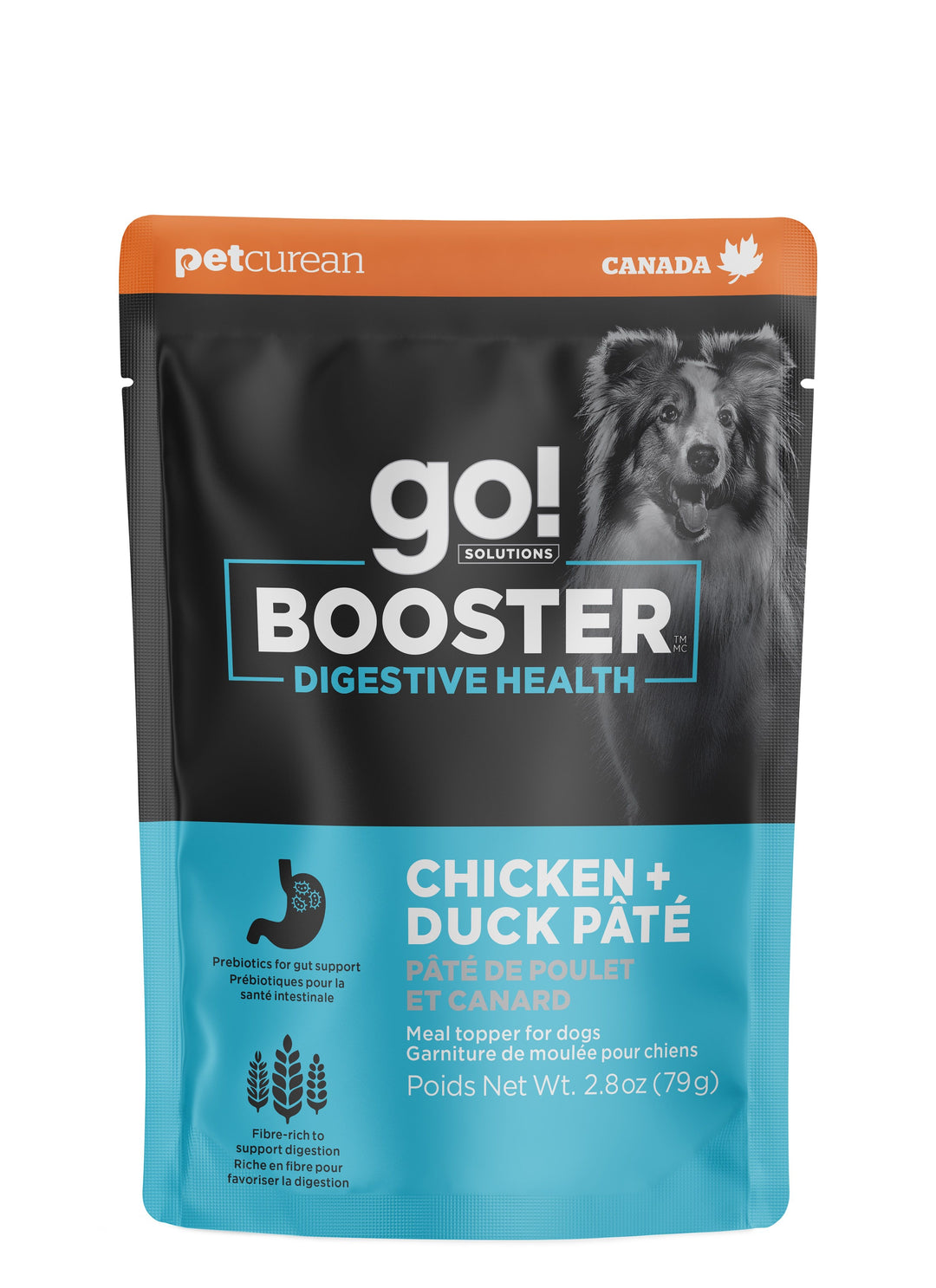 Pet Curean Go! Booster Chien Digestion Poulet et Canard