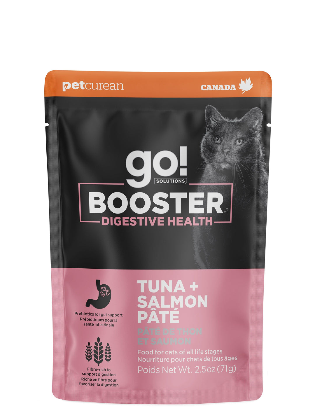 Pet Curean Go! Booster Chat Digestion Thon,Saumon