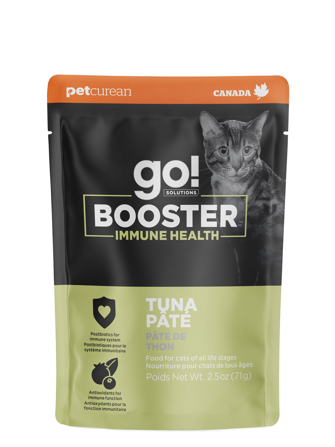 Pet Curean Go! Booster Chat Systeme Immunitaire Thon