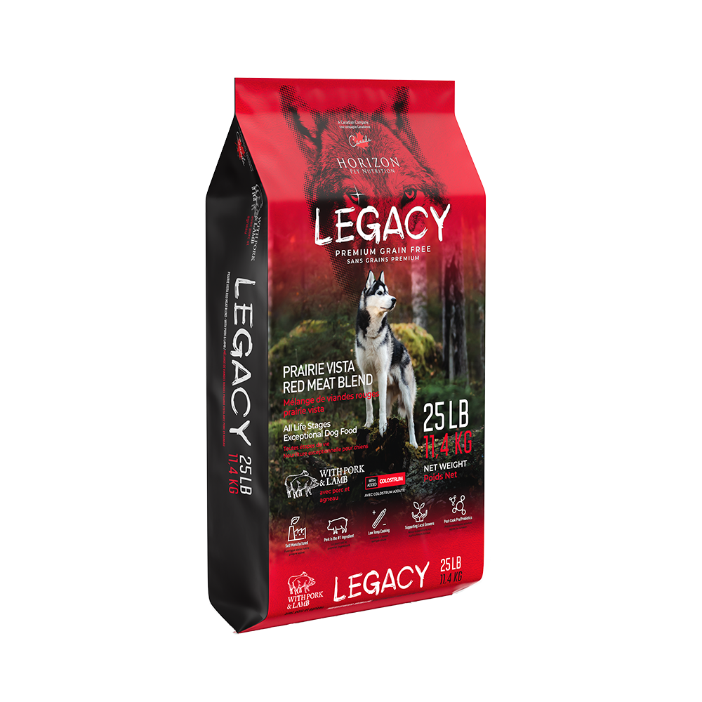 Horizon Legacy Nourriture Sèche pour Chien Adulte Recette Mélange de Viandes Rouges de la Prairie