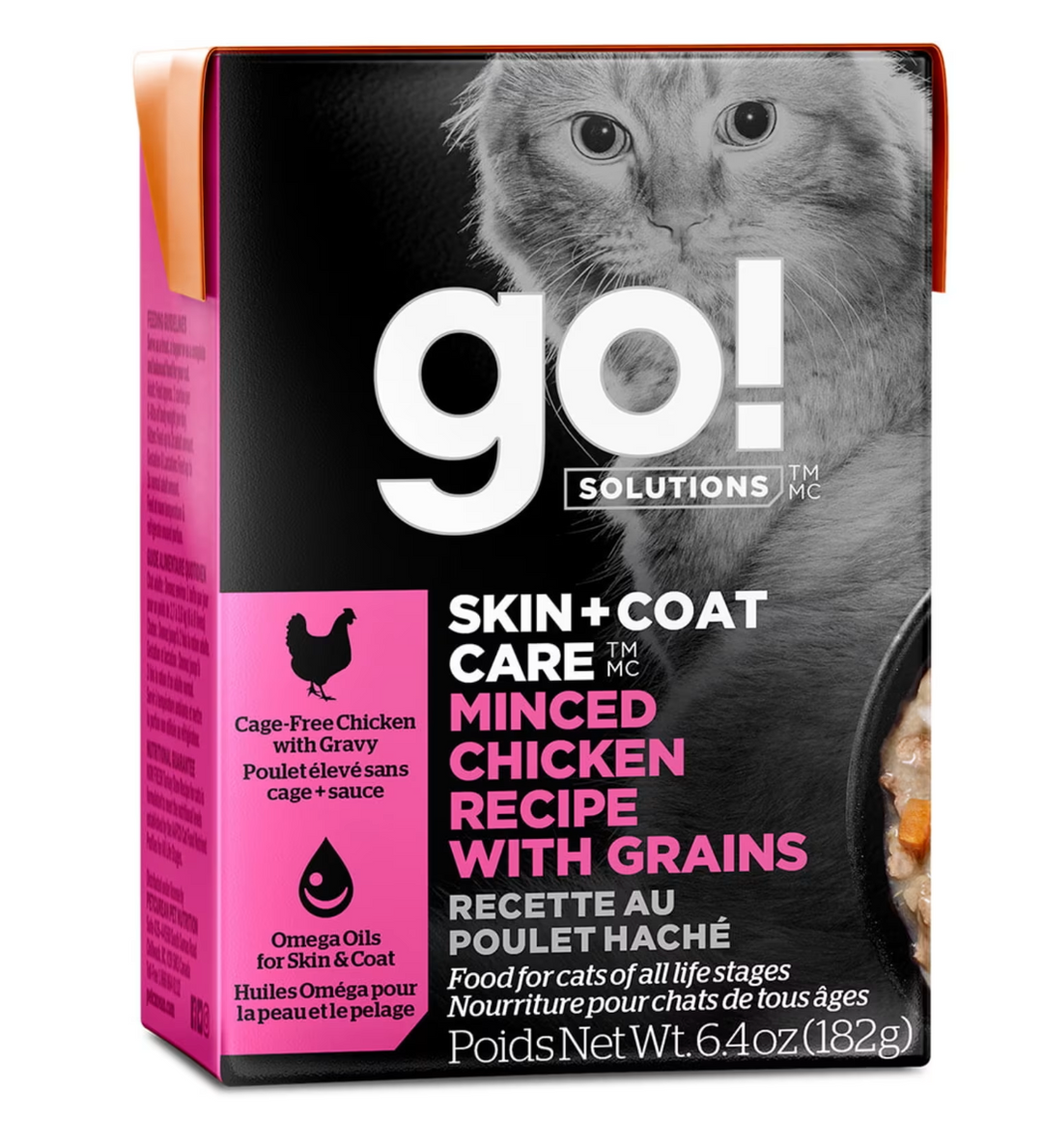 Pet Curean Go! Chat Peau + Poils Poulet Haché