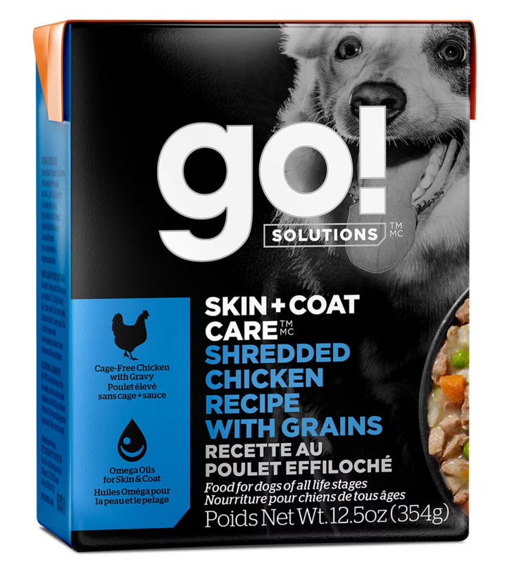 Pet Curean Go! Chien Peau + Poils Poulet Haché