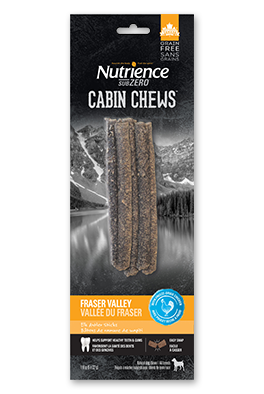 Nutrience SubZero Cabin Chews Bâtons Chien Vallée du Fraser grand paquet de 5