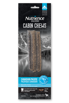 Nutrience SubZero Cabin Chews Bâtons Chien Pacifique Canadien grand paquet de 5